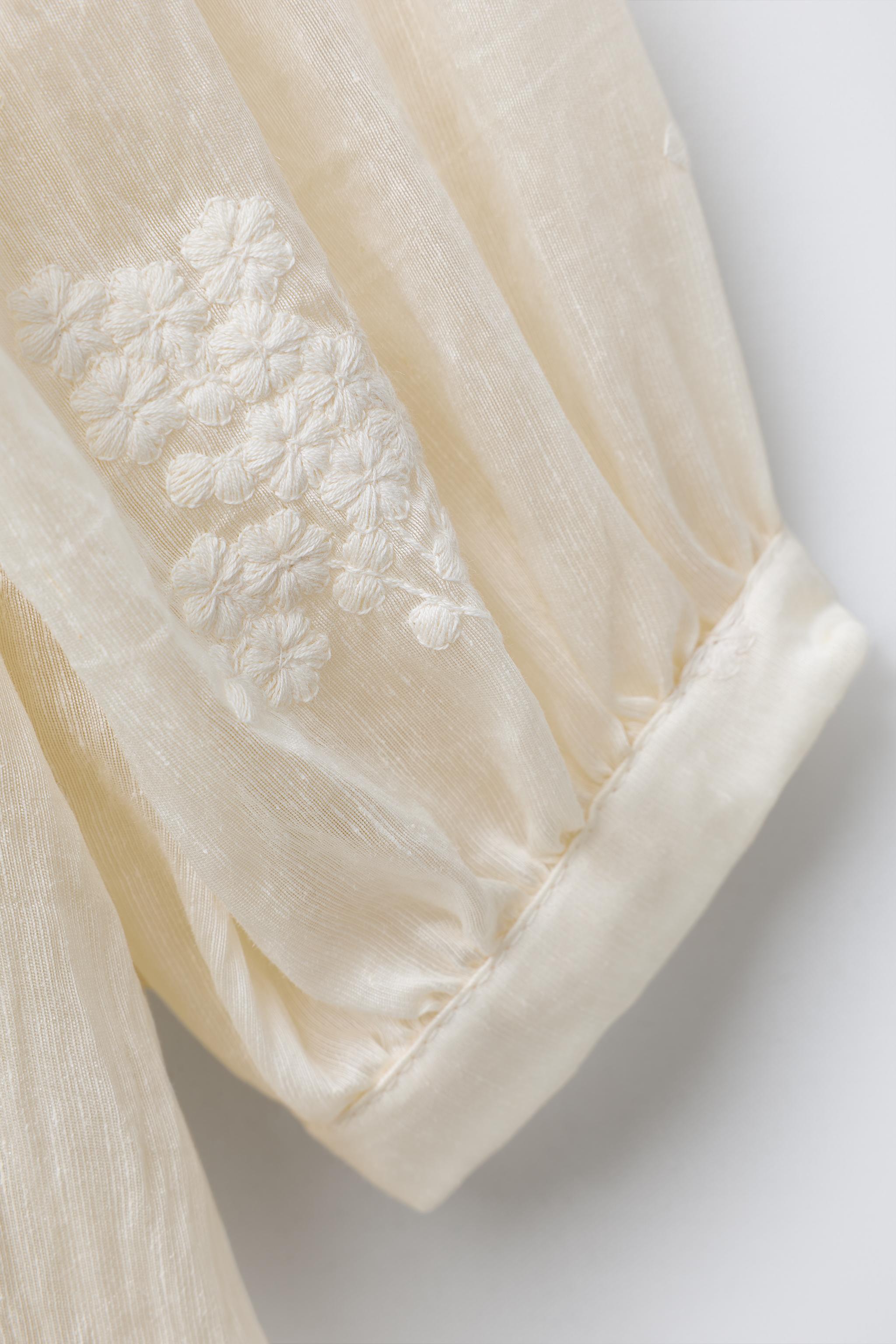 EMBROIDERED FLORAL DRESS